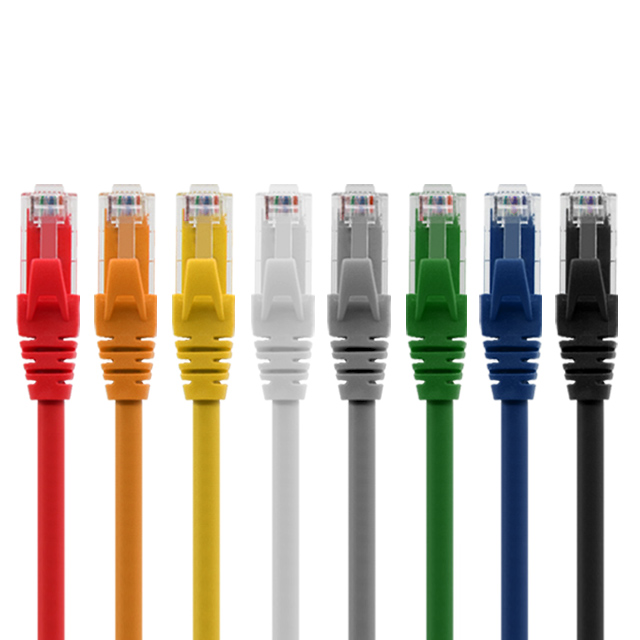 CAT6 UTP 24AWG PVC بند ناف لخت مس