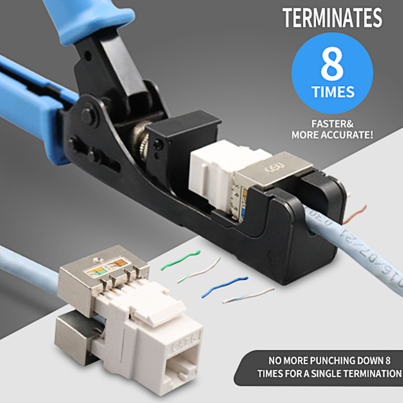RJ45 Keystone Jack Punch Punch Down Speed ​​Tool برای 180 درجه PX-T-DS